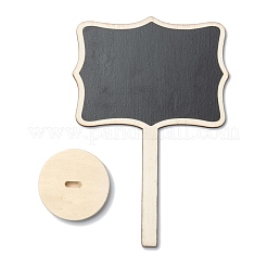 Flower Boxwood Mini Chalkboard Signs&nbsp;WOOD-F010-06
