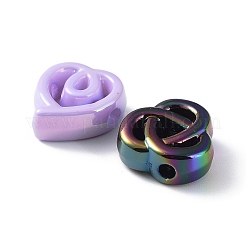 UV Plating Rainbow Iridescent Acrylic Beads&nbsp;OACR-A029-13