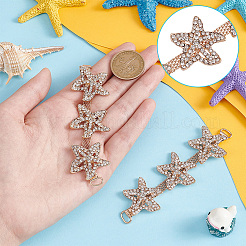 2Pcs Alloy Decorative Shoe Chain Belts&nbsp;FIND-PH0006-52