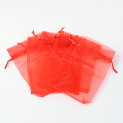 Organza Gift Bags with Drawstring&nbsp;X-OP-R016-10x15cm-01