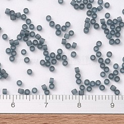 MIYUKIデリカビーズ  シリンダー  日本製シードビーズ  11/0  （db0387)マット透明モンタナ光沢  1.3x1.6mm  穴：0.8mm  約2000個/10g&nbsp;X-SEED-J020-DB0387