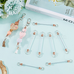 10Pcs Alloy Beadable Keychain Bar for Jewelry Making DIY Crafts&nbsp;FIND-SC0014-33A