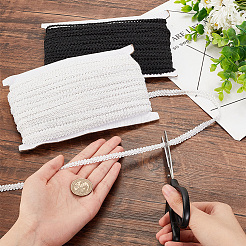 2 Cards 2 Colors Polyester Braided Lace Trim&nbsp;OCOR-PH0002-53