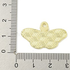 合金エナメルチャーム  ゴールドカラー  彼/彼の代名詞蝶のチャーム  きいろ  17x28x1.5mm  穴：2.2mm&nbsp;ENAM-I060-04B