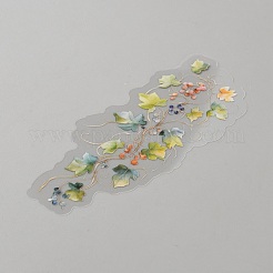 20Pcs Flower PET Decorative Stickers&nbsp;DIY-WH20055-078C