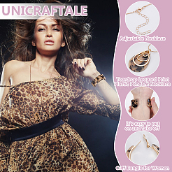 Teardrop Leopard Print Plastic Pendant Necklace & Hoop Earring & Cuff Bangle for Women&nbsp;SJEW-WH0006-10
