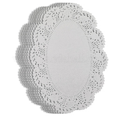 紙 耐油ラップ ティッシュ  キッチンベーキング用品用  オーバル  255x190x0.04mm  50個/セット&nbsp;AJEW-WH20067-049C