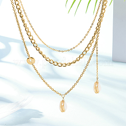 20Pcs Cowrie Shell Pendants&nbsp;SSHEL-UN0001-01
