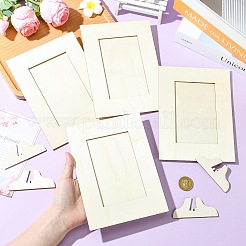 Rectangle Unfinished Wood Photo Frames&nbsp;WOOD-CJC0005-63