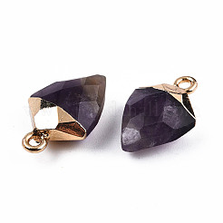 Natural Amethyst Pendants&nbsp;G-N326-134-02