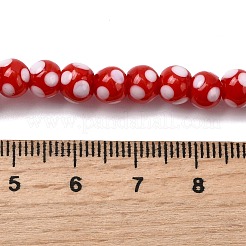 Handmade Lampwork Beads&nbsp;LAMP-D002-6mm-01
