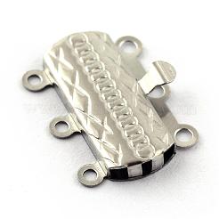 Tarnish Resistant 304 Stainless Steel Box Clasps&nbsp;STAS-Q194-26