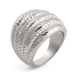 304ステンレススチール製ワイド指輪 男女兼用  ステンレス鋼色  21.5mm  内径：17mm&nbsp;RJEW-Z076-02P-02