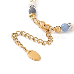 Brass Star Charm Bracelet & Necklace&nbsp;SJEW-JS01268