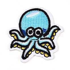 Octopus Rayon & Cloth Computerized Embroidery Cloth Iron on Sew on Patches&nbsp;DIY-N007-05