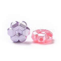 パール調アクリルビーズ  花  ミックスカラー  10.5x10x4.3mm  穴：1.5mm  約1923個/500g&nbsp;OACR-E013-23