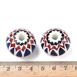Handmade Millefiori Glass Beads&nbsp;LAMP-G168-03