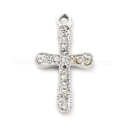 Alloy Rhinestone Pendants&nbsp;ALRI-C007-09P