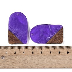 Resin & Wood Pendants&nbsp;WOOD-F015-13D