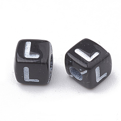 Opaque Horizontal Hole Acrylic Beads&nbsp;SACR-N002-01
