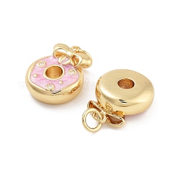 Rack Plating Brass Enamel Pendants&nbsp;KK-G512-19B-G