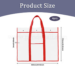 Transparent PVC Storage Bag&nbsp;ABAG-WH0044-91A
