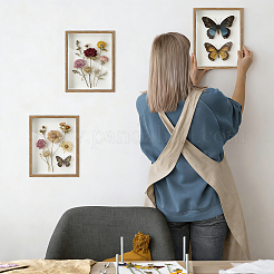 MDF Composite Wood Photo Frame Stand for Dried Flower&nbsp;LS-DJEW-WH0028-057B