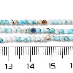 天然石ハウライトビーズ連売り  染め  多面カット  ラウンド  ミックスカラー  2mm  穴：0.3mm  約178~186個/連  15.08~15.75''（38.3~40センチメートル）&nbsp;G-C025-02A-07