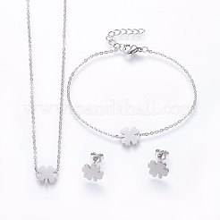 304 Stainless Steel Jewelry Sets&nbsp;SJEW-H138-07