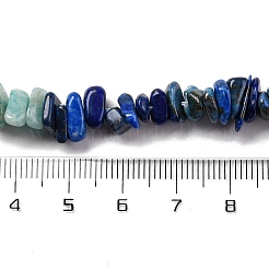 Natural Amazonite & Green Aventurine & Lapis Lazuli Beads Strands&nbsp;G-L610-A11-01