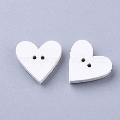 2-Hole Spray Painted Wooden Buttons&nbsp;X-BUTT-T007-019