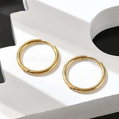 304 Stainless Steel Huggie Hoop Earrings&nbsp;EJEW-G272-02-16mm-G