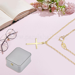 1Pc 925 Sterling Silver Singapore Chain Necklaces&nbsp;STER-BBC0007-38A