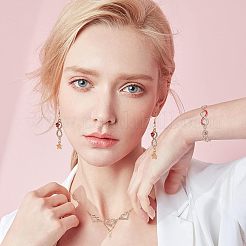 50スタイルの合金ラインストーンコネクターチャーム5個  耐火レンガエナメル  混合無限大  ライトゴールド  22.5~34x8~13x2.5~4mm  穴：1.5~2mm  10個/スタイル&nbsp;ALRI-CA0001-12