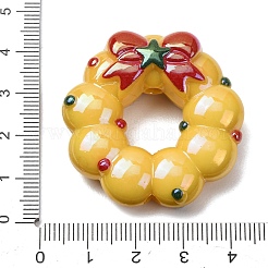 Christmas UV Plating Opaque Acrylic Beads&nbsp;AC-CBAC5B6-01B