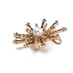 Alloy Rhinestone Brooch for Backpack Clothes&nbsp;JEWB-P046-05A-G
