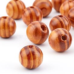 ラウンド天然木ビーズ 120 個  ラウンド  バリーウッド  20x18mm  穴：5mm&nbsp;WOOD-OC0001-85-LF