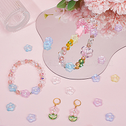 400Pcs Transparent Acrylic Beads&nbsp;MACR-SP0001-20