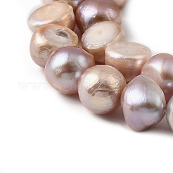 Natural Cultured Freshwater Pearl Beads Strands&nbsp;PEAR-P064-19L-04D