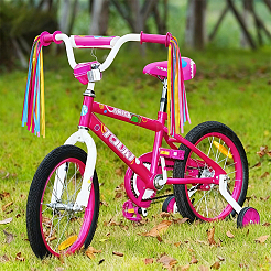 子供用プラスチックタッセルリボン 2組 2色  子供スクーターハンドルバー自転車グリップリボン  ミックスカラー  280~285x23.5mm  1ペア/カラー&nbsp;AJEW-CN0006-57