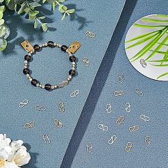 60個 3色 304ステンレススチールSフック留め金  ミックスカラー  12.5~13x6.5~7x1mm  穴：3~6  20個/カラー&nbsp;STAS-UN0033-52