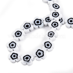 Handmade Evil Eye Lampwork Beads Strands&nbsp;LAMP-N029-018-26