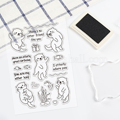 9 Sheets 9 Style PVC Plastic Stamps&nbsp;DIY-GL0002-82B