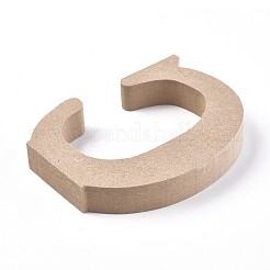 未完成の木材のスライス  レーザーカットウッドシェイプ  diyの絵画飾りクリスマスの家の装飾のペンダント  文字.c  100x81x15mm&nbsp;DIY-WH0162-62C