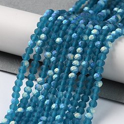 Imitation Jade Glass Beads Strands&nbsp;EGLA-YW0003-19B-24