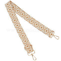 Rhombus Pattern Nylon Canvas Handbag Webbing Bag Straps&nbsp;FIND-CN0002-38A
