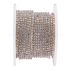 Brass Rhinestone Strass Chains&nbsp;CHC-T001-SS6-01S
