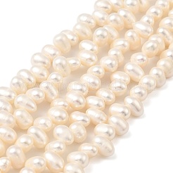 Natural Cultured Freshwater Pearl Beads Strands&nbsp;PEAR-I007-04C-02A