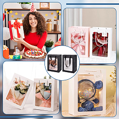 Rectangle Paper Gift Bags with Handles&nbsp;ABAG-WH0044-62A