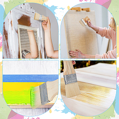 4Pcs 4 Styles Wool Paint Brush&nbsp;TOOL-NB0002-28